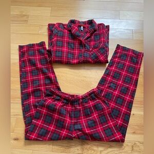 Women’s Sleep Nation Flannel/Fleece Pajamas-Medium